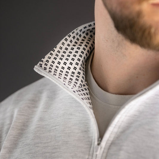 LIGHT GREY 1/4 ZIP