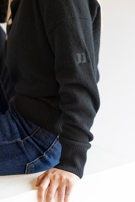 JJ QUINCE POLO CASHMERE SWEATER