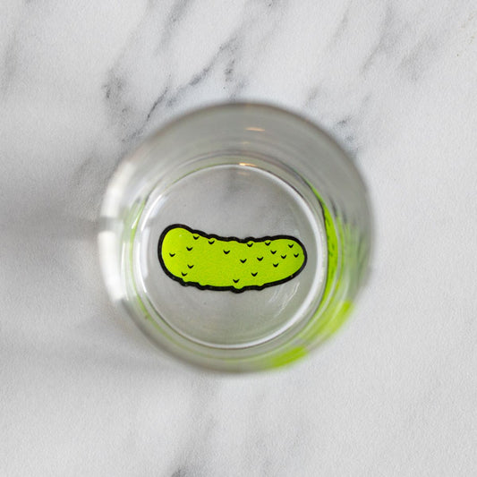 JJ PICKLE SHOT GLASS