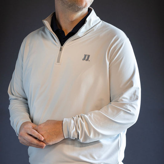 PETER MILLAR® JJ BRITISH GREY 1/4 ZIP