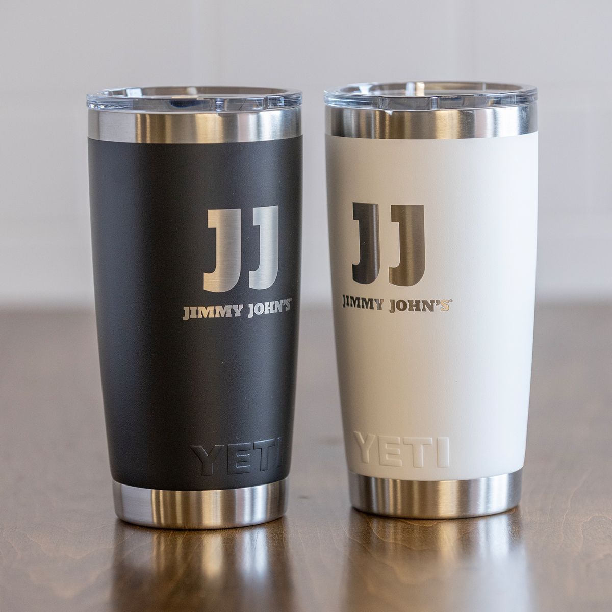 JJ'S YETI RAMBLER® WHITE 20 OZ TUMBLER