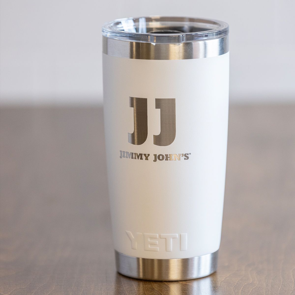JJ'S YETI RAMBLER® WHITE 20 OZ TUMBLER