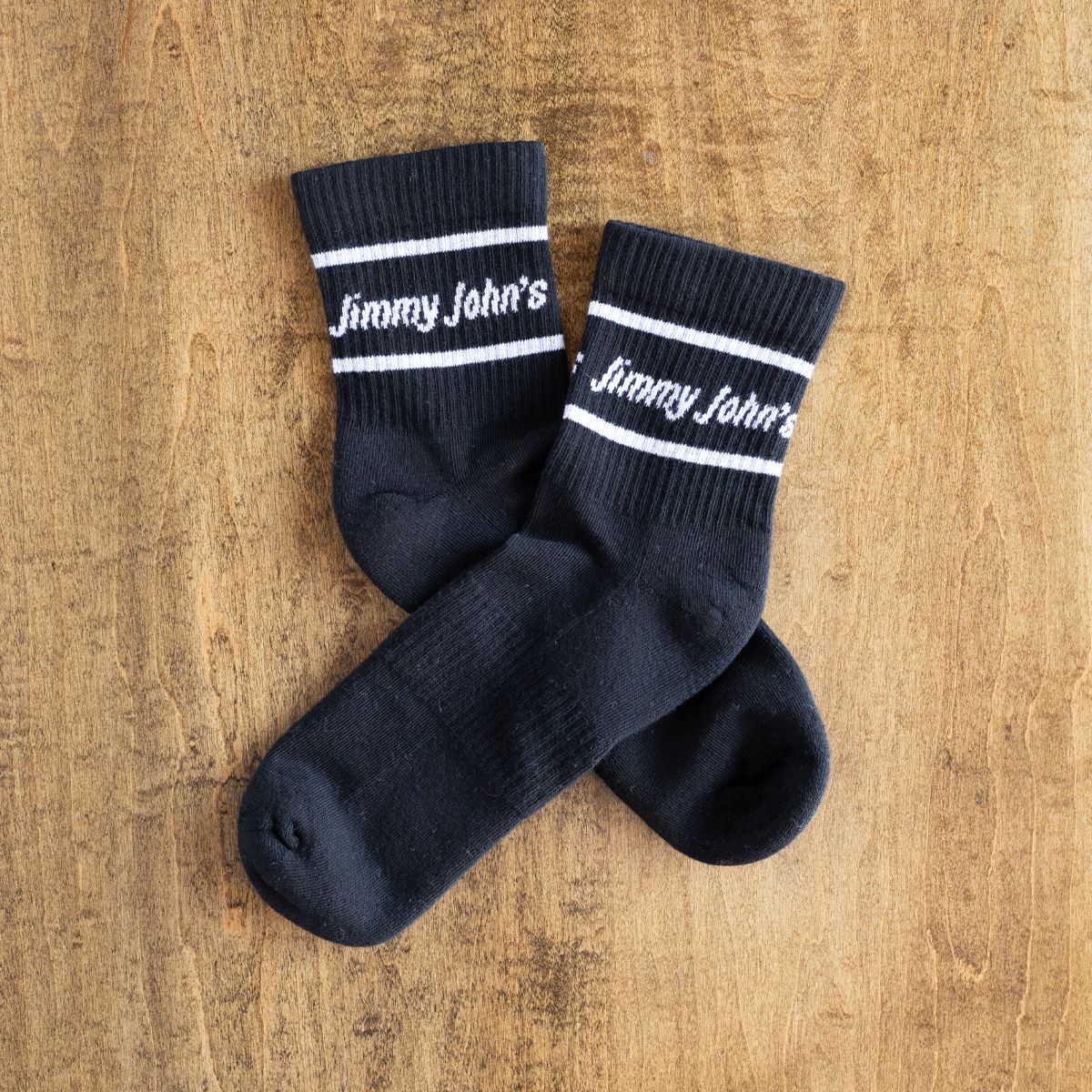 JJ BLACK ANKLE CREW SOCKS