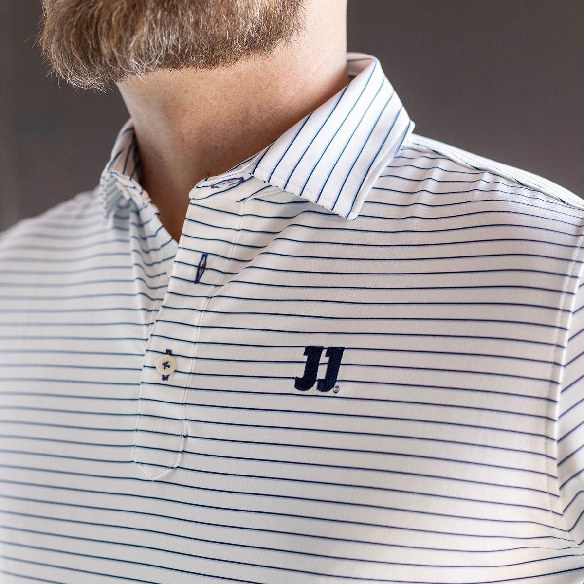 STITCH® BLUEBELL STRIPED POLO