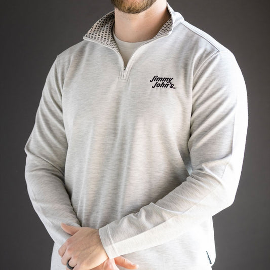 LIGHT GREY 1/4 ZIP