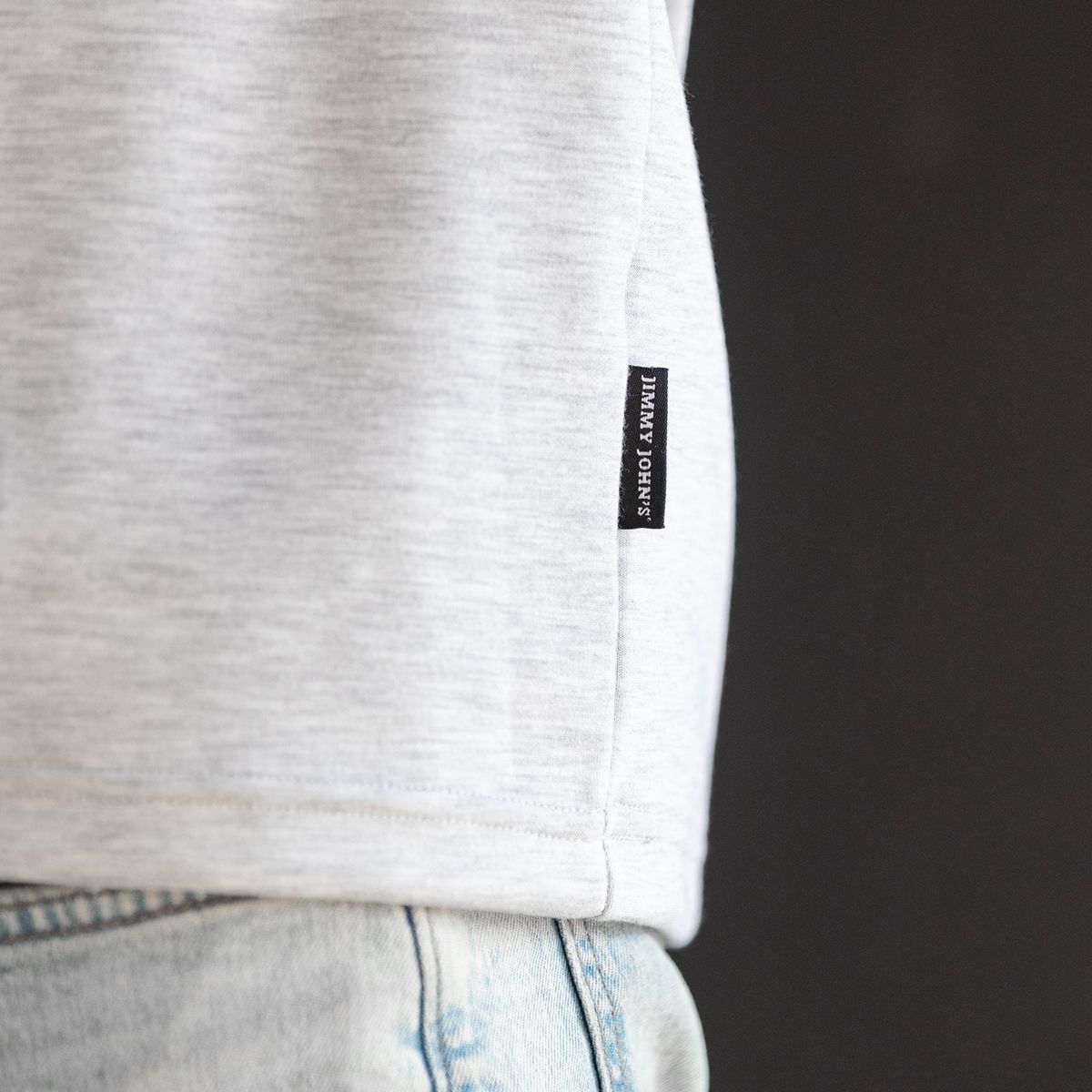 LIGHT GREY 1/4 ZIP