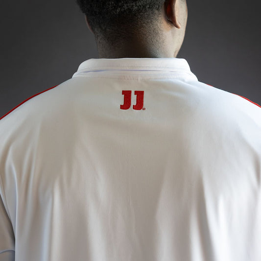JJ MEN'S WHITE 1/4 ZIP