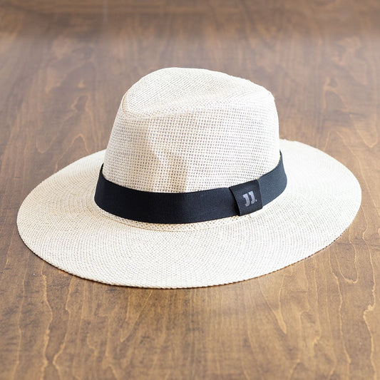 STRAW FEDORA HAT