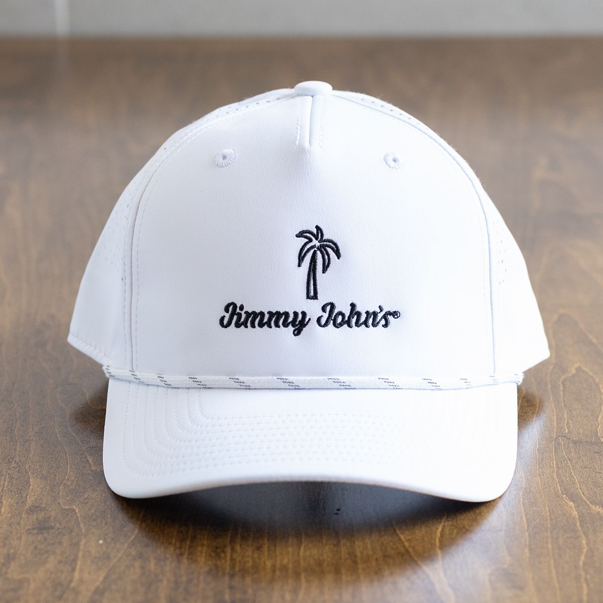 WHITE PALM TREE HAT