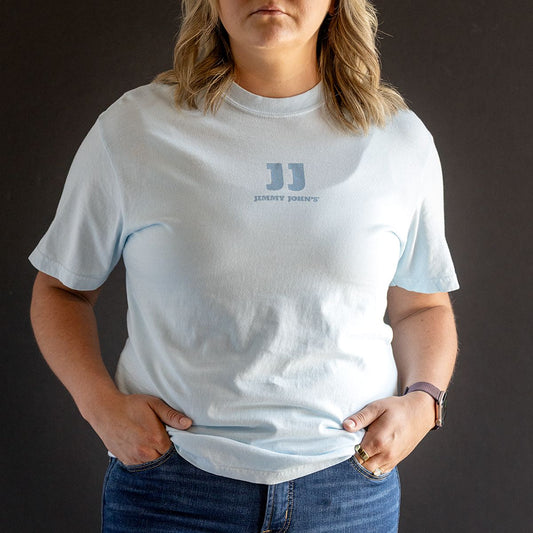 BLUE COMFORT COLORS® JJ LOGO TEE