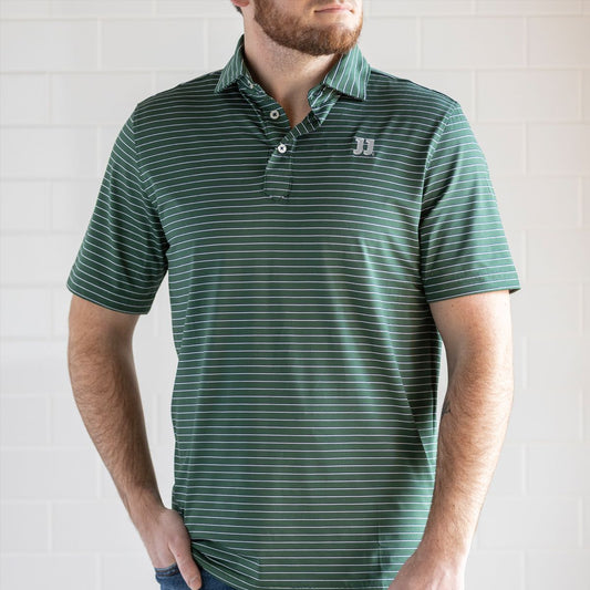 STITCH® FERNWOOD STRIPED POLO