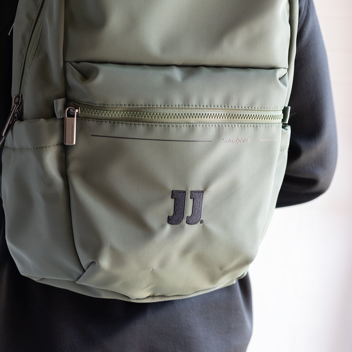 JJ GREEN SAMSONITE BACKPACK